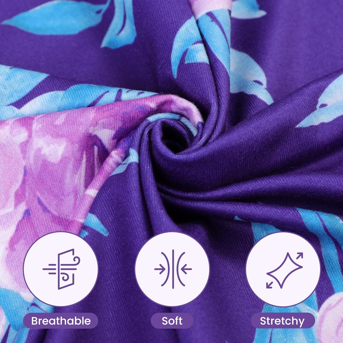 Baby Receiving Blanket for Girl Boy, Newborn Receiving Blanket with Hat, Stretchy Soft Receiving Blankets, Nursery Swaddle Blanket
