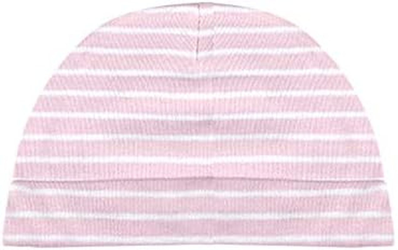 Caps Hospital Baby Girl Hats 0-6 Months Sunny Unisex Hats 5-Pack for Baby Boy and Girl Pink