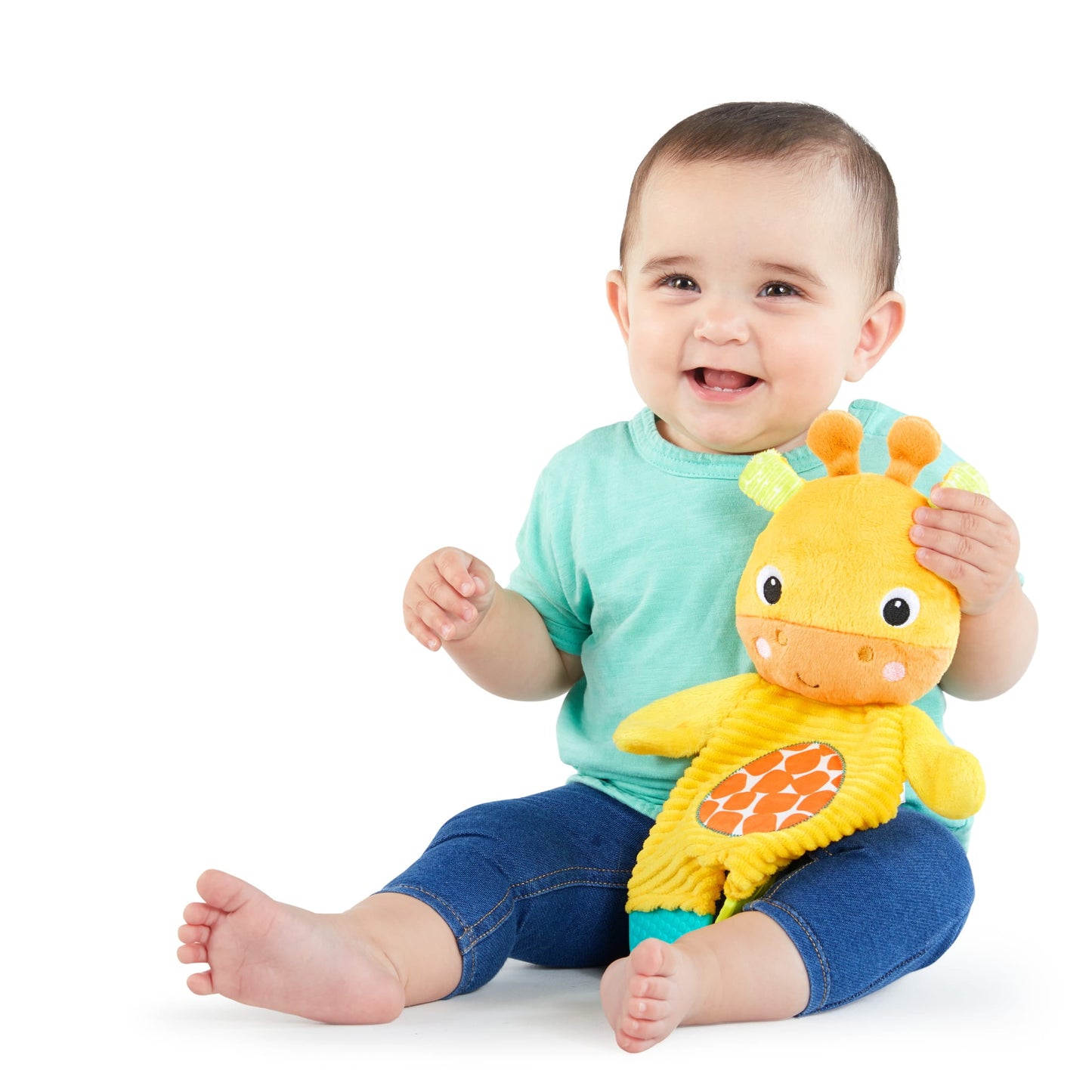 Snuggle & Teethe Plush Teether Toy - Giraffe, Ages Newborn +