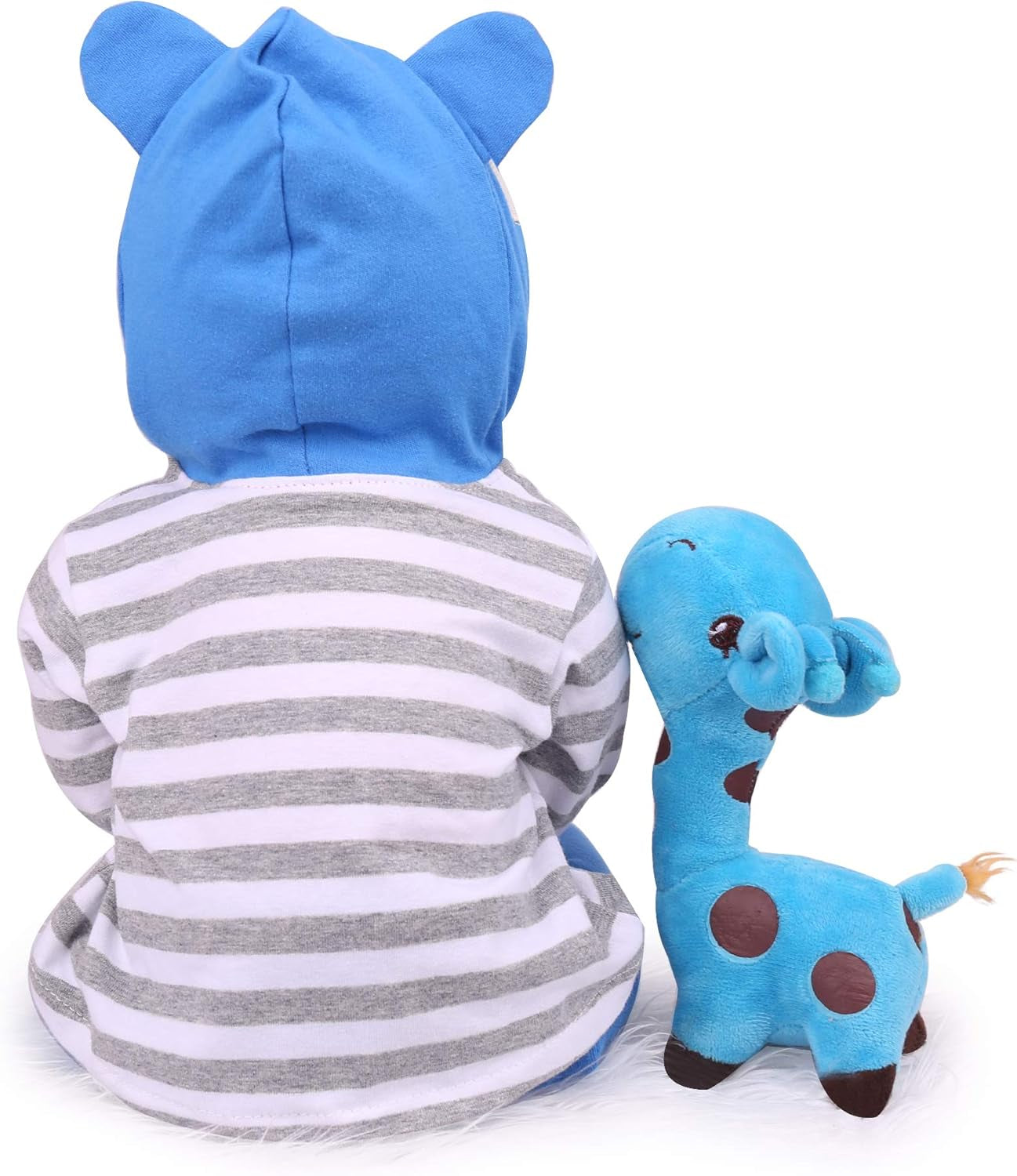 Reborn Baby Doll Clothes, 3 Pieces Suit, Suitable for 16-18 Inch Newborn Baby Doll Girl or Boy