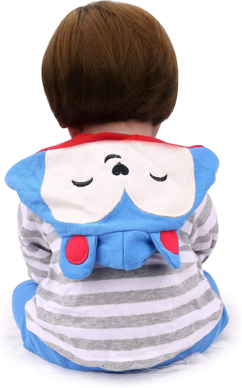Reborn Baby Doll Clothes, 3 Pieces Suit, Suitable for 16-18 Inch Newborn Baby Doll Girl or Boy