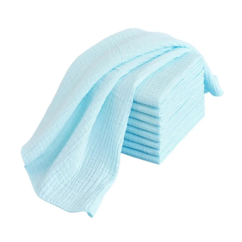 10Pcs/Set Reusable Washable Gauze Cloth Baby Diapers