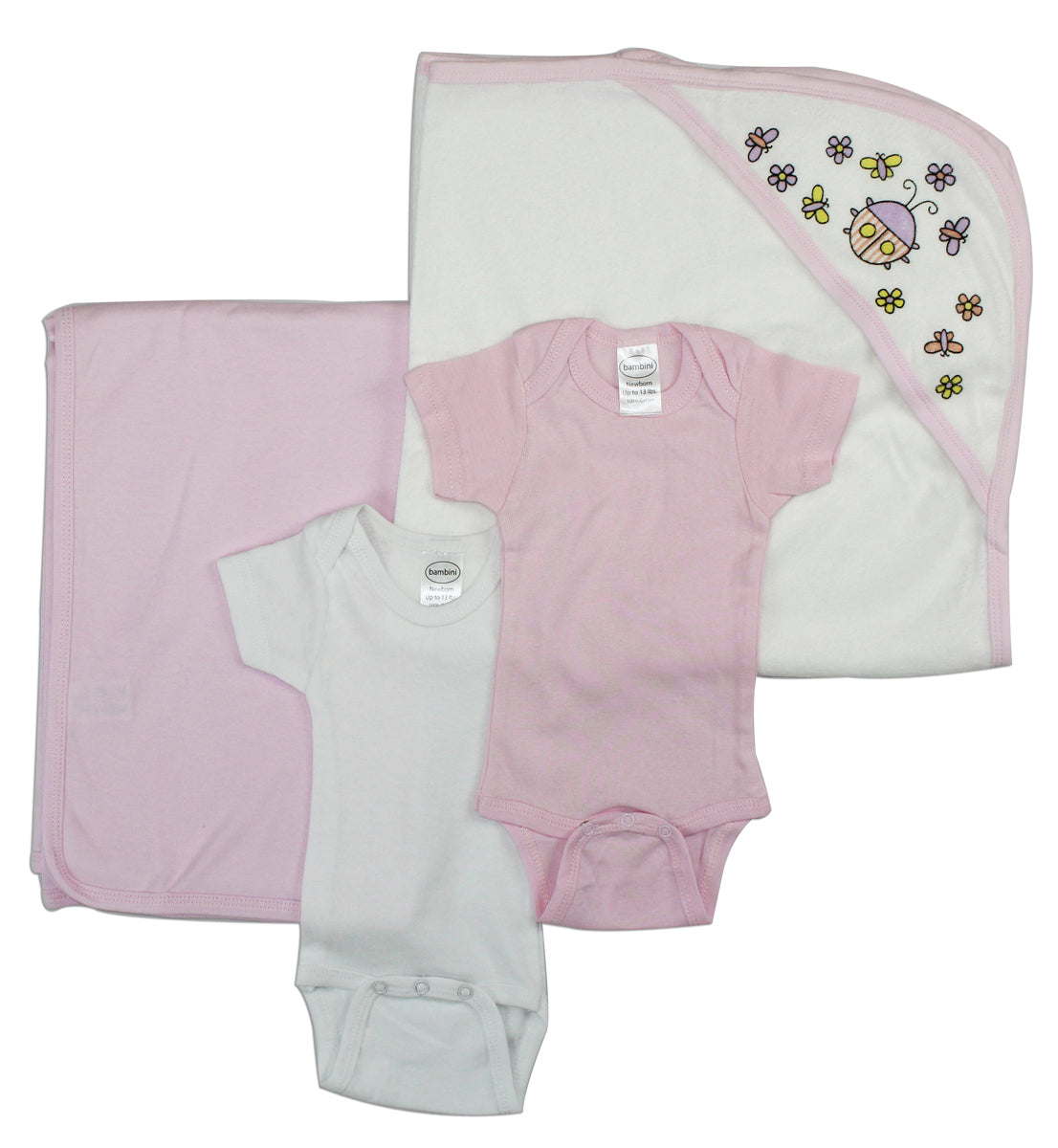 Baby Girl 4 Pc Layette Sets NC_0407