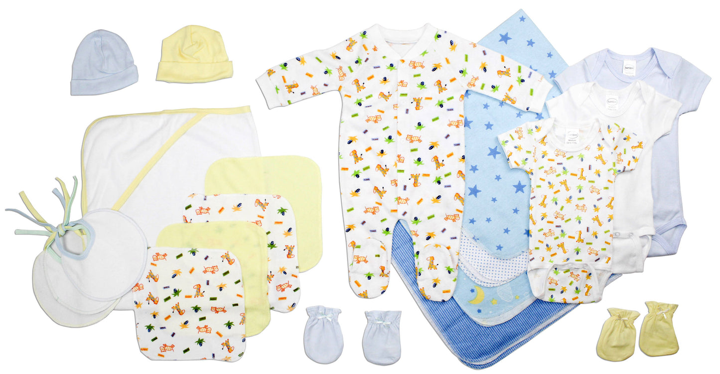Newborn Baby Boy 20 Pc Layette Baby Shower Gift Set LS_0027