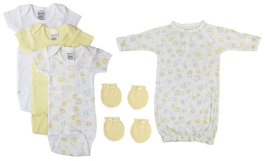 Unisex Baby 6 Pc Layette Sets NC_0443