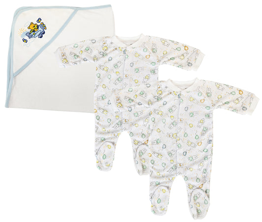 Boy Closed-toe Sleep & Play (Pack of 3 ) NC_0720