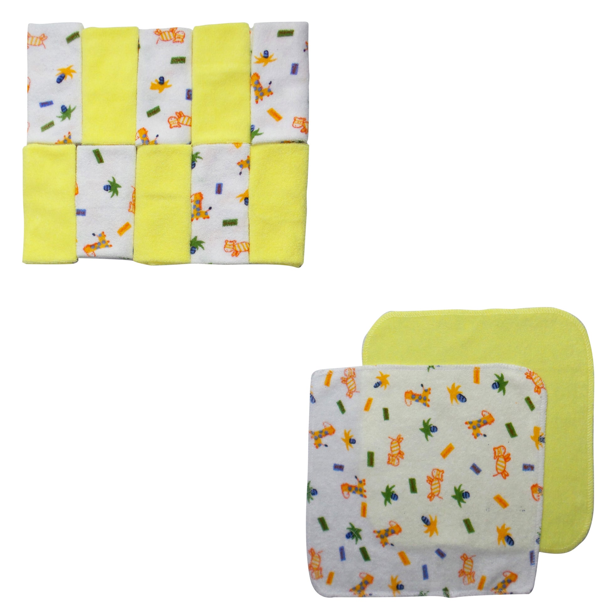 Twelve Piece Wash Cloth Set 023.3.Packs