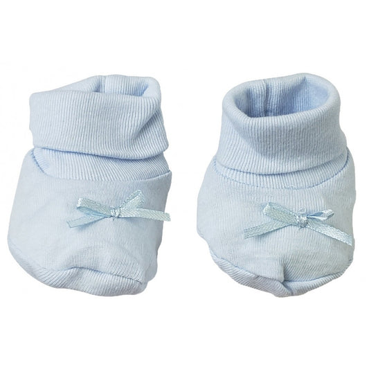 Blue Preemie Booties 028.Blue.Preemie