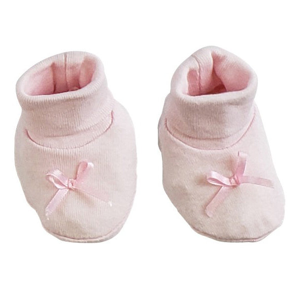 Pink Preemie Booties 028.Pink.Preemie