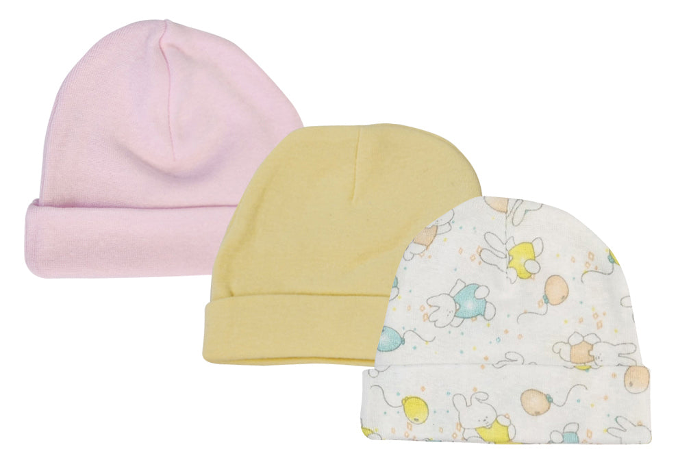 Girls Baby Caps (Pack of 3) NC_0267