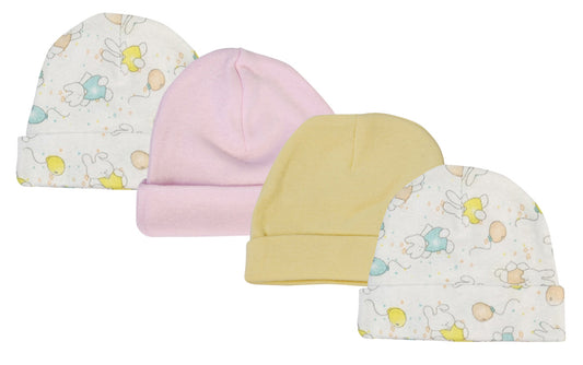 Girls Baby Caps (Pack of 4) NC_0268