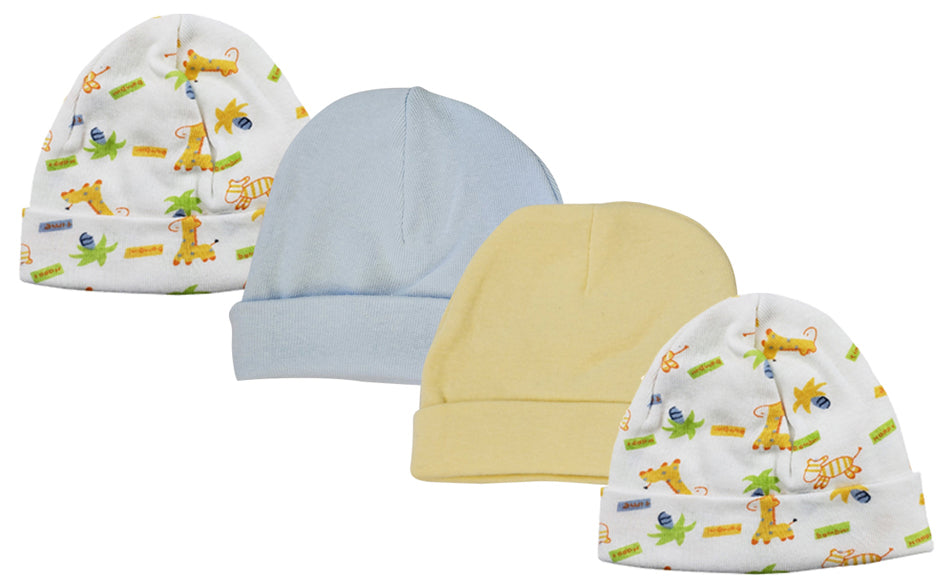 Baby Boy Infant Caps (Pack of 4) NC_0310