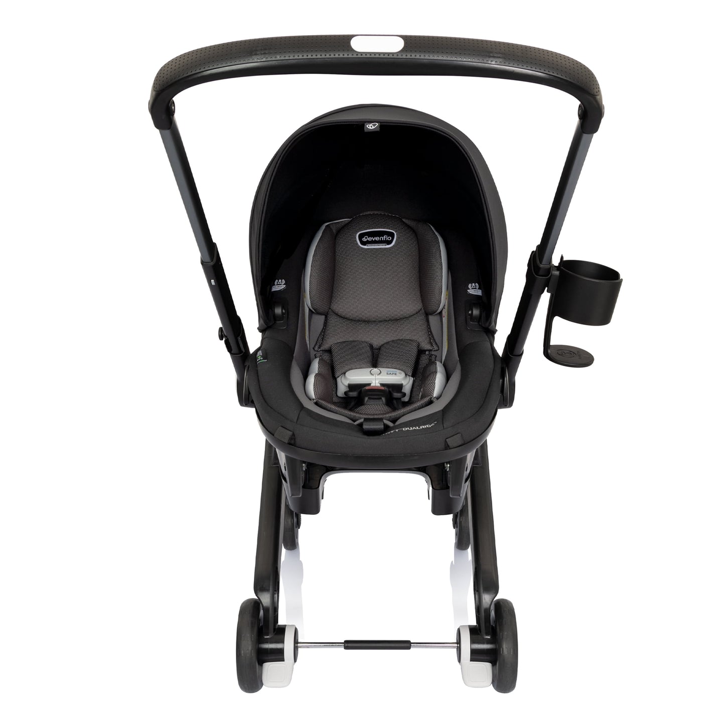 Shyft Dualride Infant Car Seat and Stroller Combo (Beaufort Black), Unisex