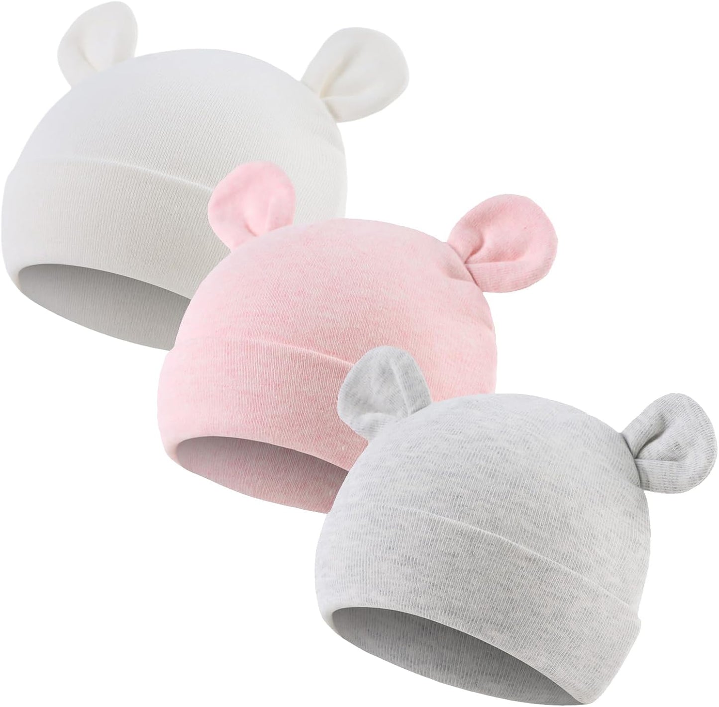 Cotton Newborn Baby Girls Hat Spring Newborn Boys Hat Cute Rabbit Infant Beanie