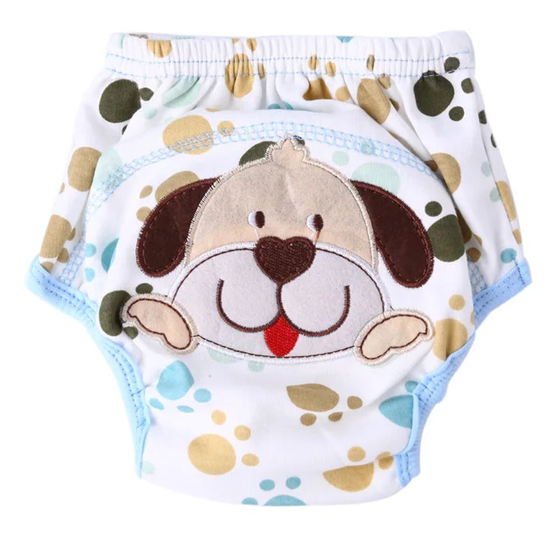 Cartoon Baby Washable Diaper Waterproof Pants Diaper Cover Underwear Reusable Diaper Baby Training Panties Baby Underwear