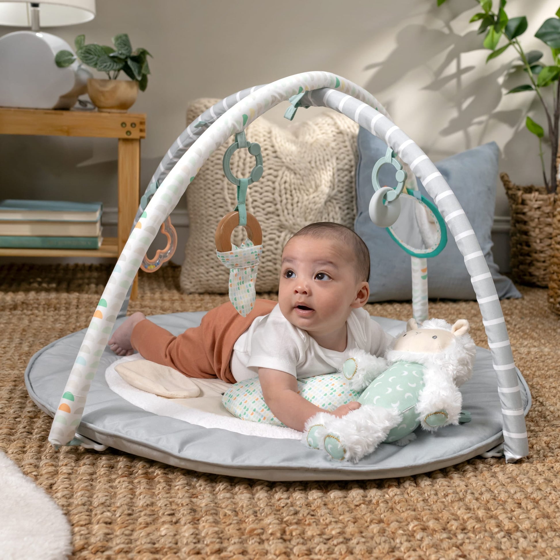 Sheppy’S Spot Ultra Plush Baby Activity Gym & Tummy Time Mat, Newborn and up - Corrie