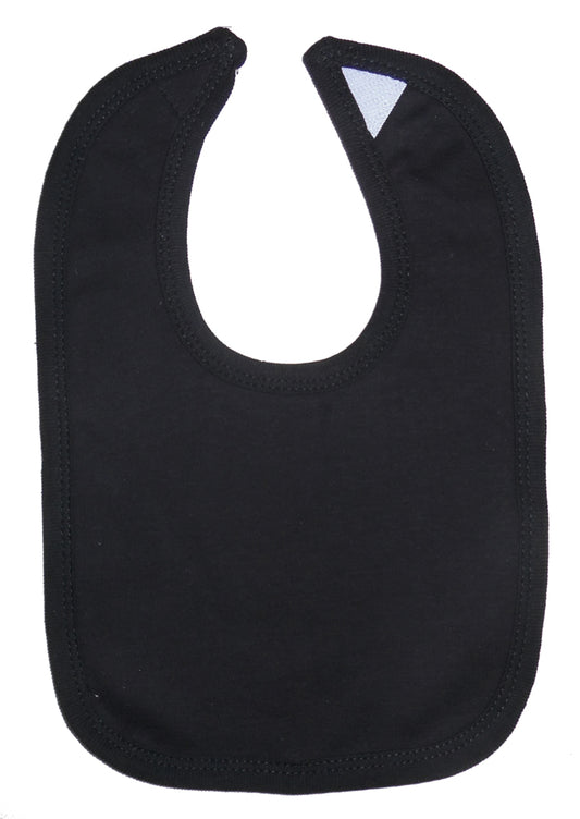 Black Interlock Bib 1023.BLK