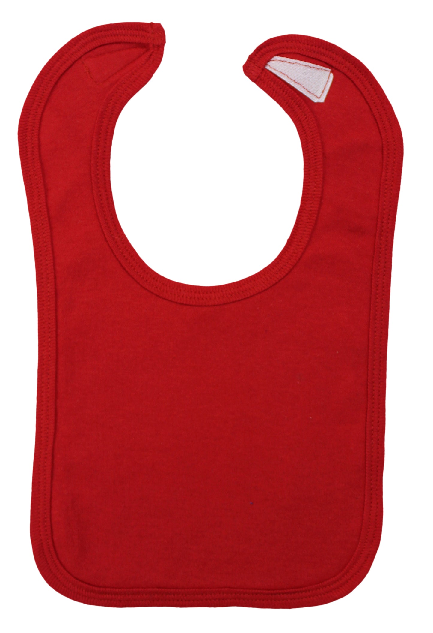 Red Interlock Bib 1023.RED