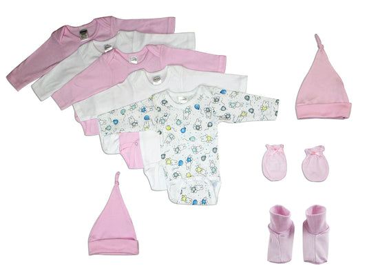 Baby Girl 9 Pc Layette Sets NC_0495