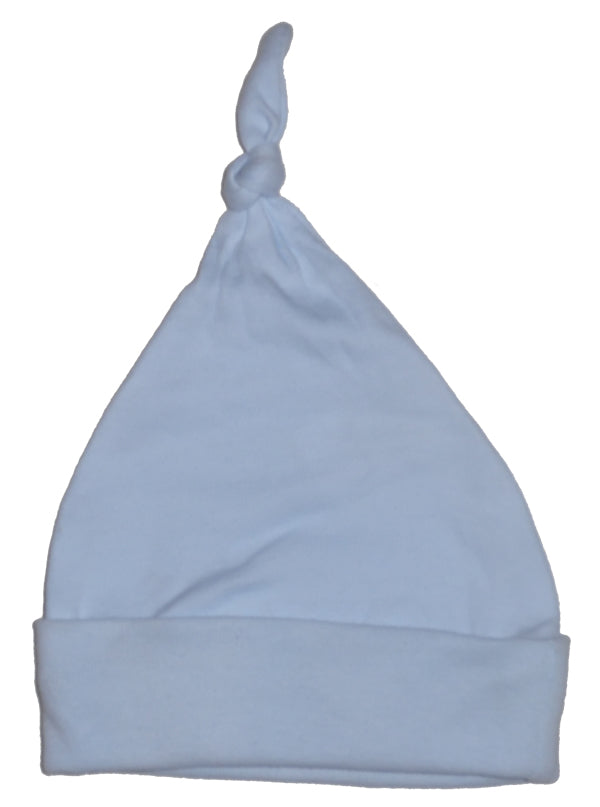 Blue Knotted Baby Cap 1100BLUE