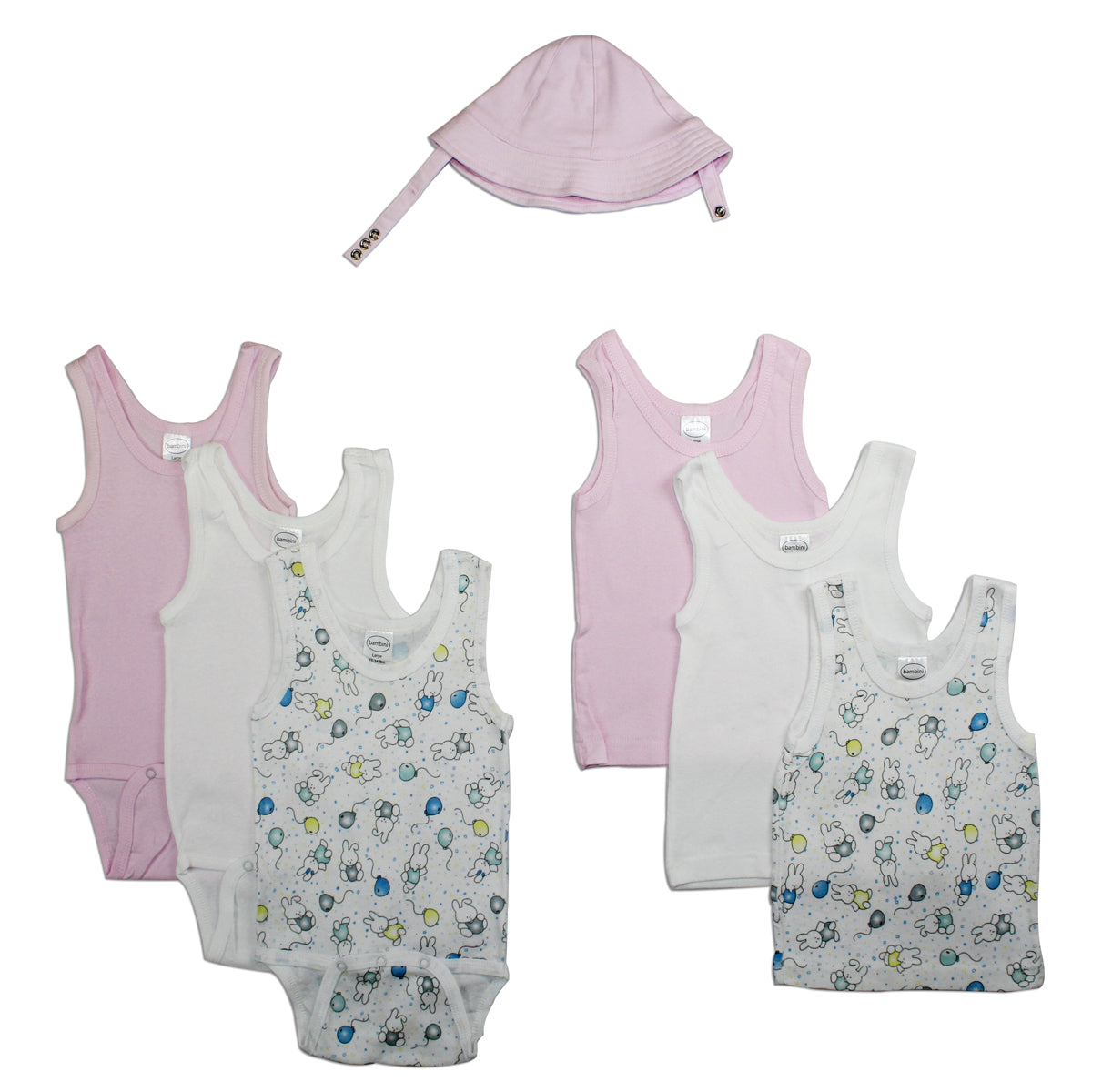 Girls Summer 7 Piece Layette Set LS_0065