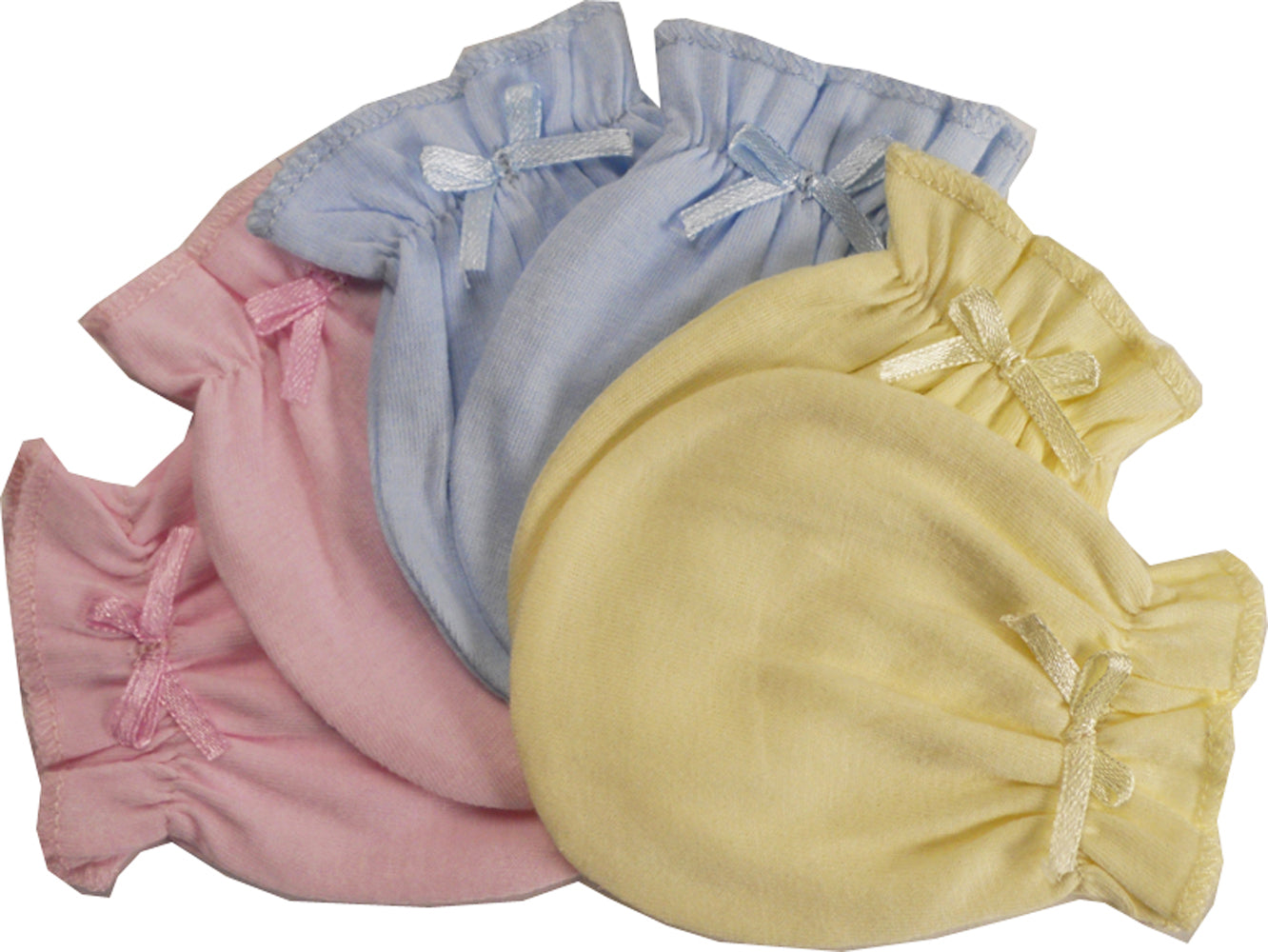 White Infant Mittens 116Pack