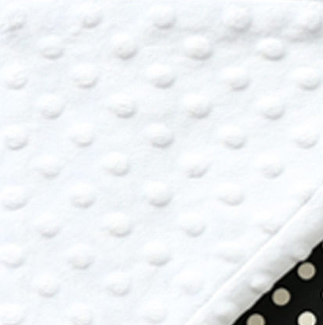 Super Soft Baby Printed Organic Cotton Infant Throw Blanket with Dotted Plush Velboa Fabric Backing Bedding Sets, Blanket 30" X 40" (Animal World)