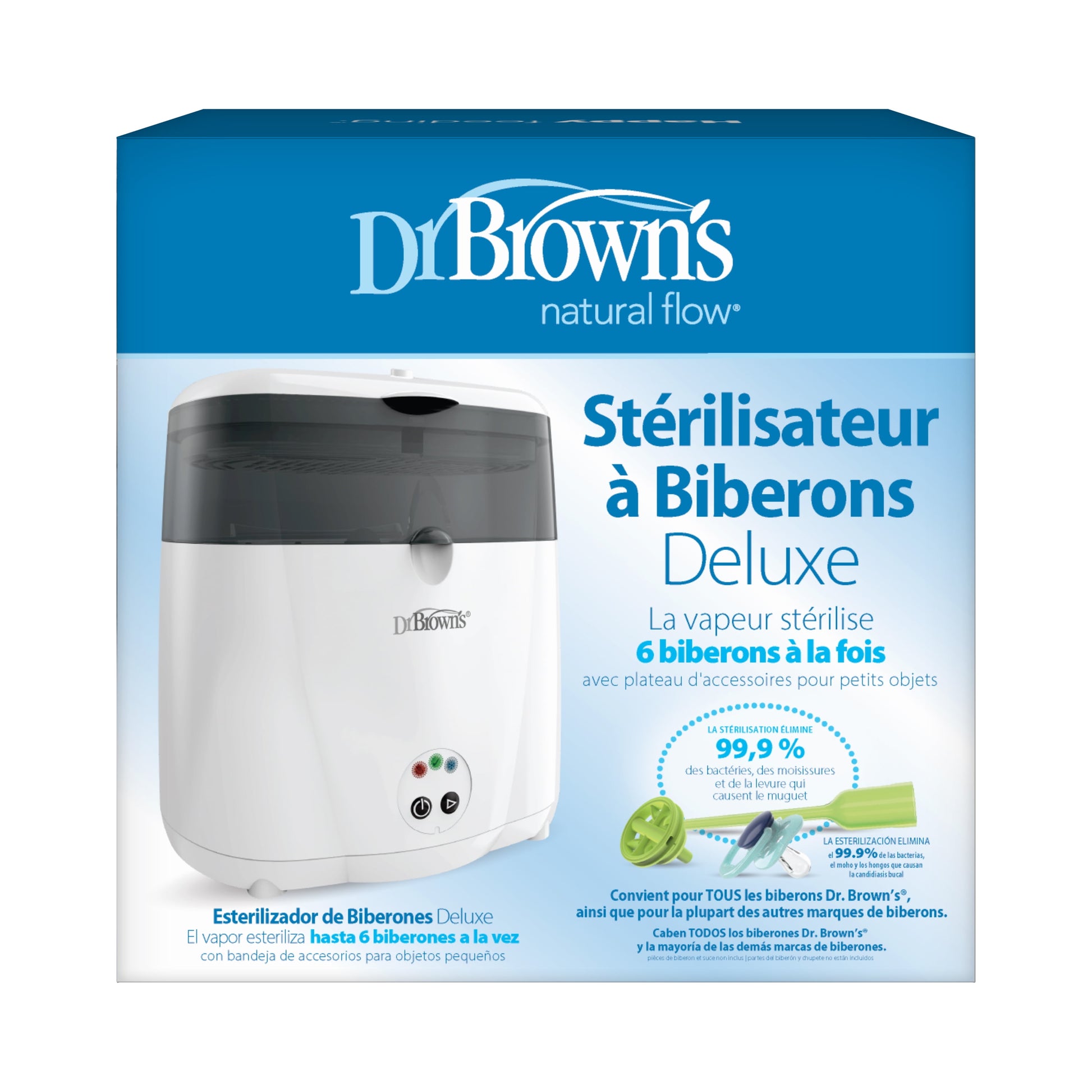 Dr. Brown’S Deluxe Electric Sterilizer for Baby Bottles and Other Baby Essentials