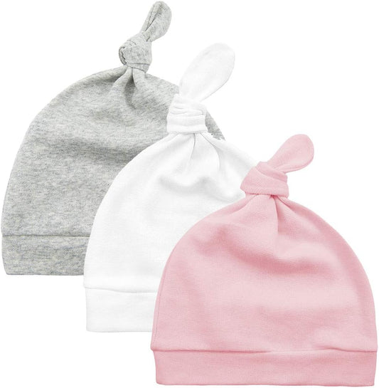 Newborn Baby Hat Mittens Soft Baby Hat and Mittens Set Cute Baby Mittens 0-6 Months Hat Mittens for Baby Girls Boy