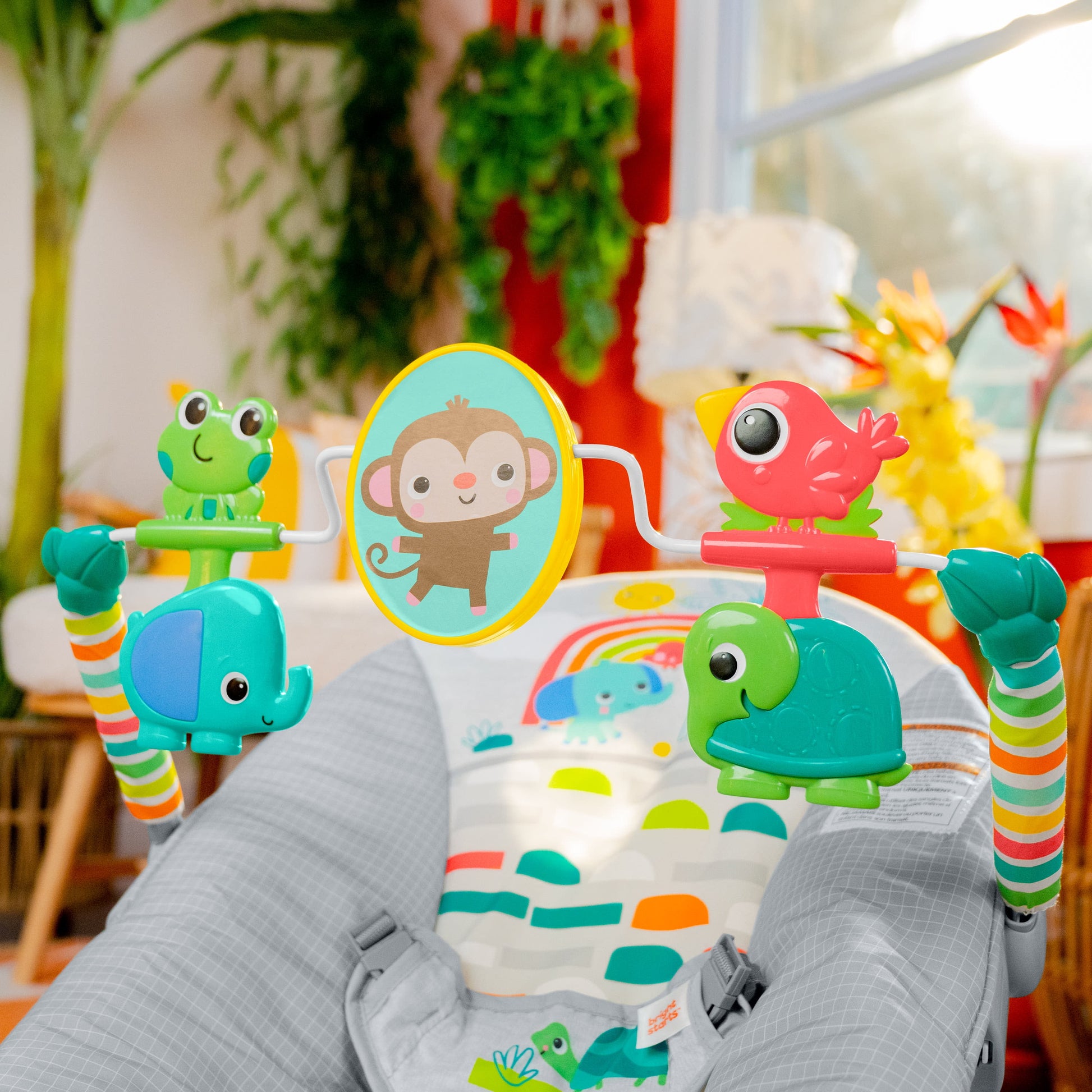 Playful Paradise Vibrating Baby Bouncer, Unisex, Newborn +