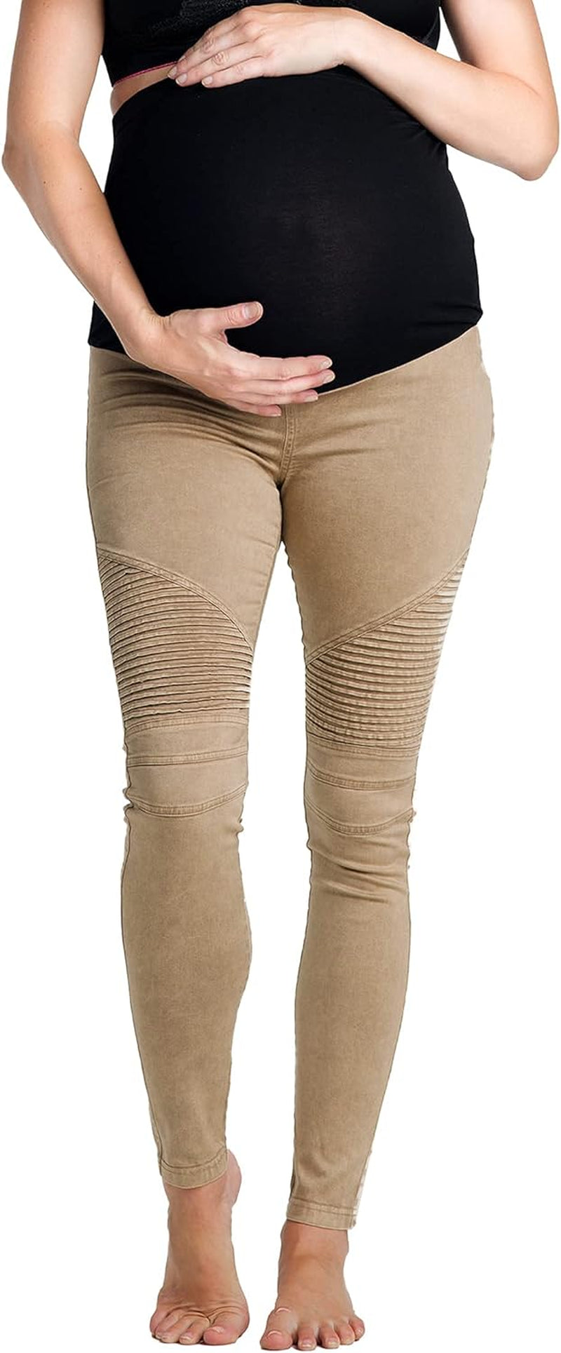 Moto Maternity Leggings