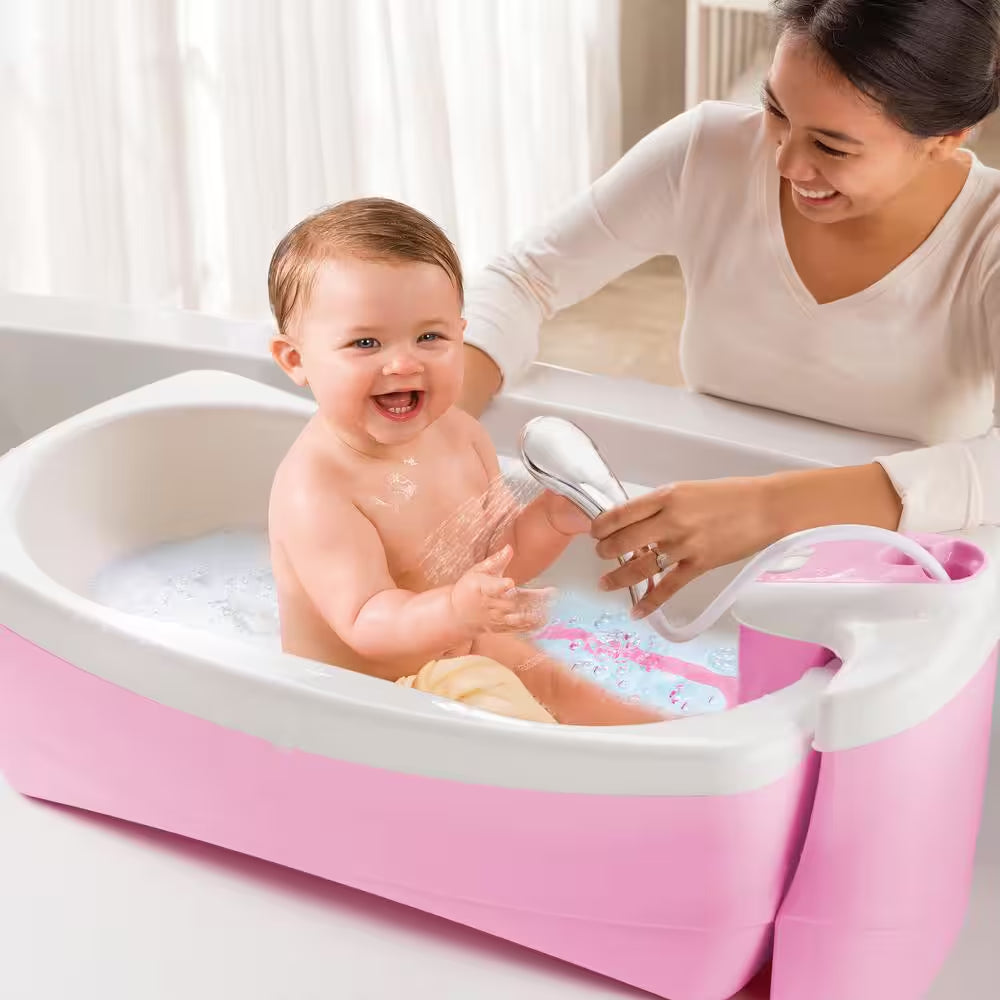 Pink Lil Luxuries Whirlpool, Bubbling Spa and Shower