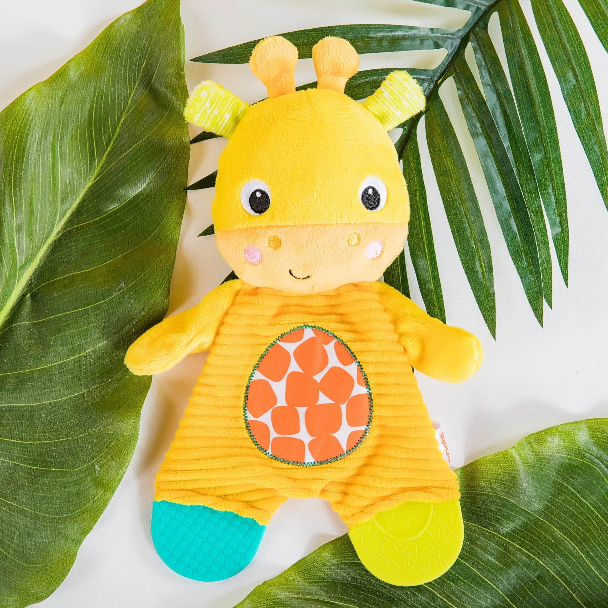 Snuggle & Teethe Plush Teether Toy - Giraffe, Ages Newborn +