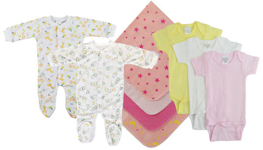 Baby Girls 9 Pc Layette Sets NC_0537