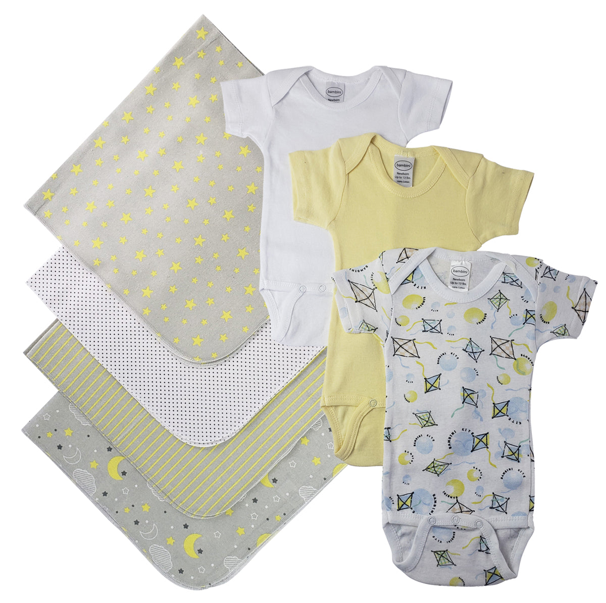 Unisex Baby 7 Pc Layette Sets NC_0546