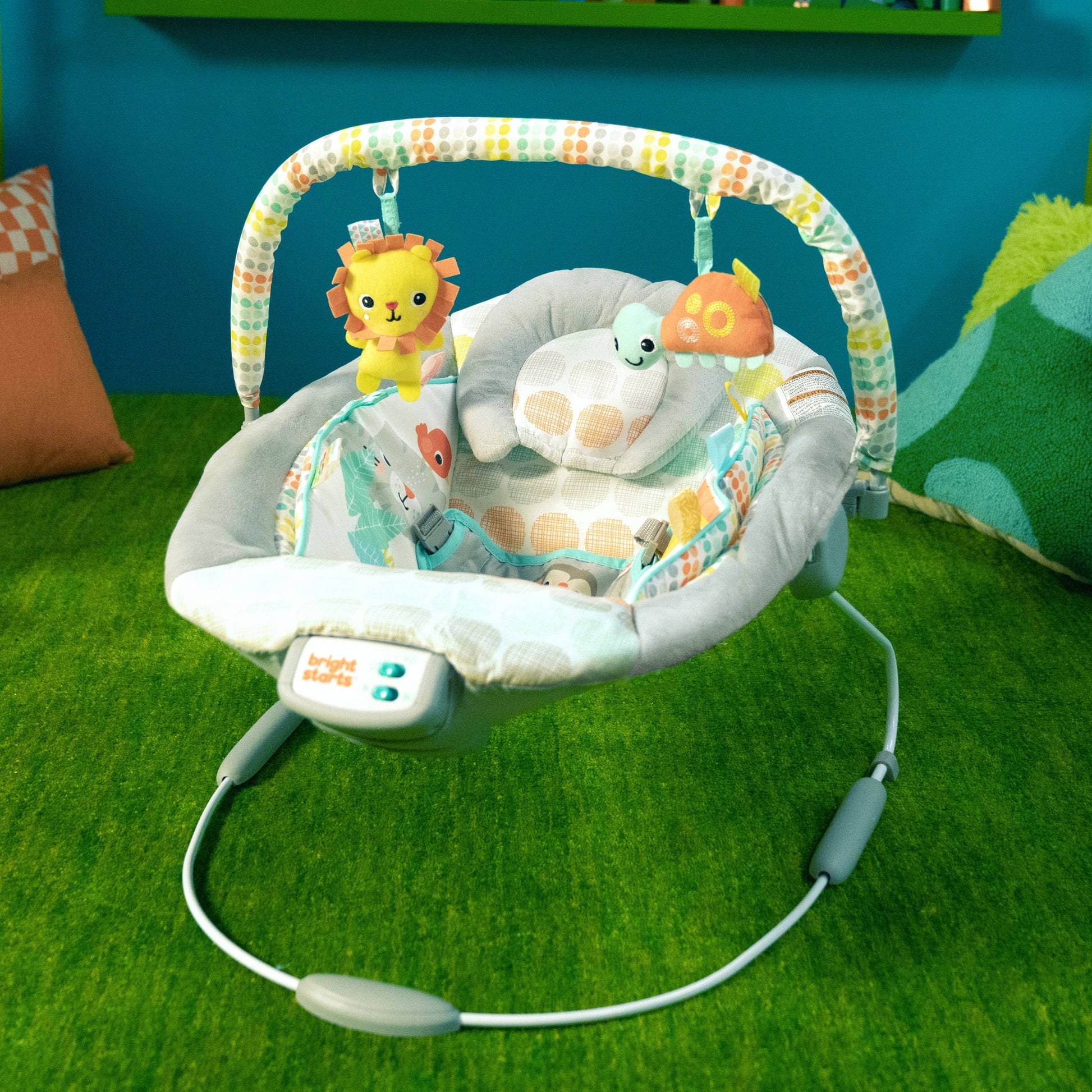 Whimsical Wild Vibrating Baby Bouncer Seat and Rocker