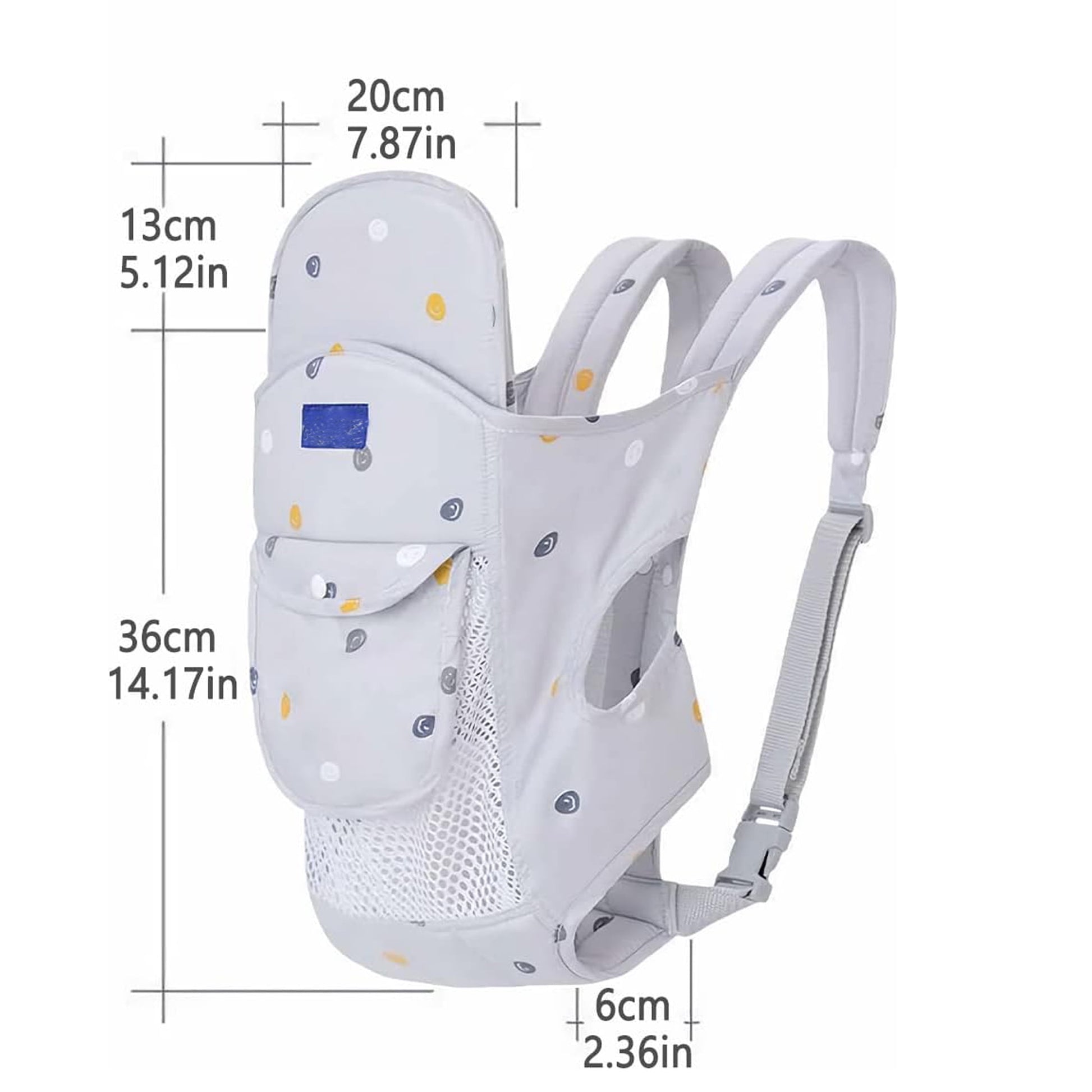 Baby Carrier,Baby Holder Carrier Ergonomic Infant Carrier Adjustable Baby Carrier,Lightweight & Breathable Baby Front and Back Carrier for Infants Toddlers Babies Girl and Boy (Grey)