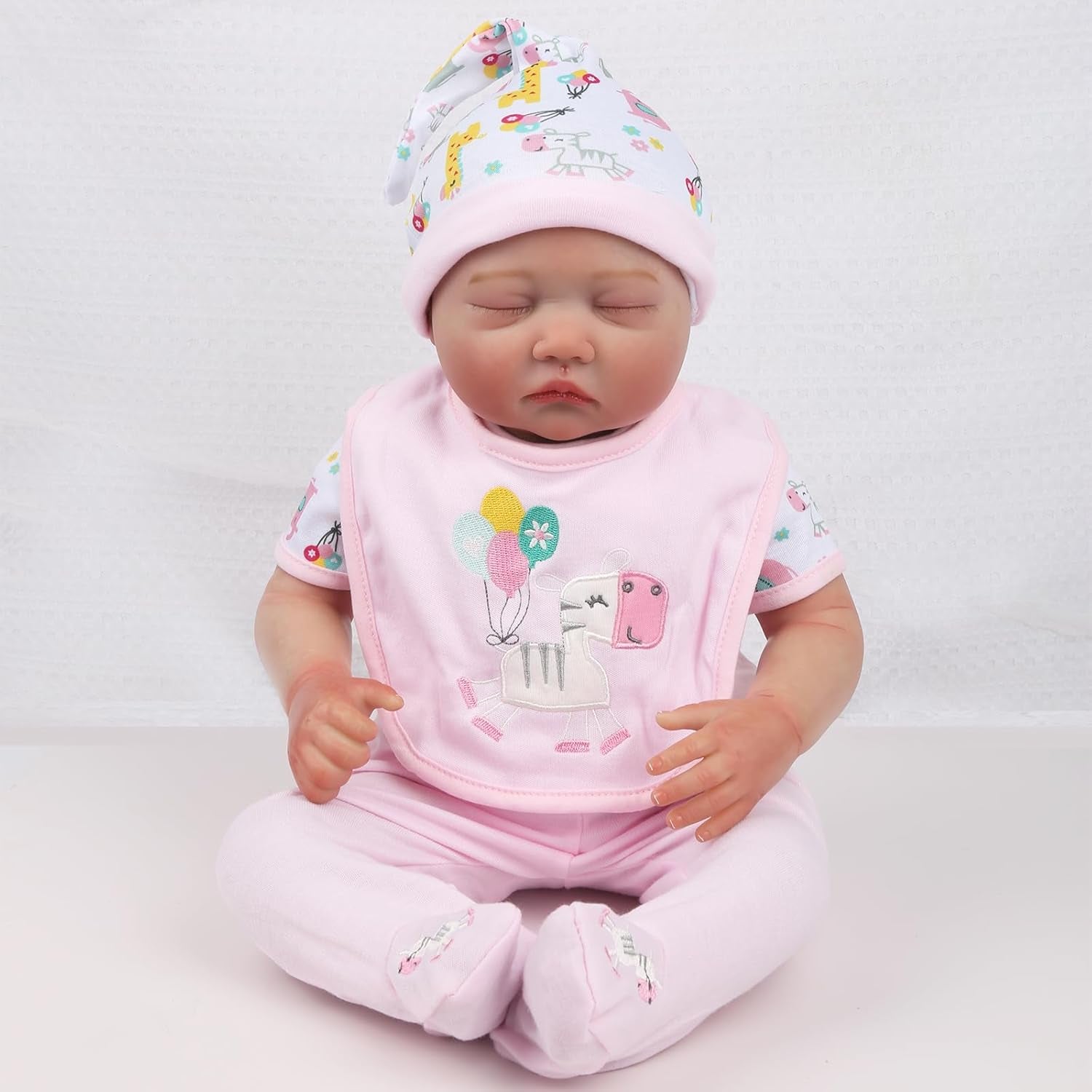 Reborn Baby Doll Clothes 22 Inch for 20-22 Inch Reborn Doll 2 Pack Pink&Gray Reborn Baby Dolls Outfits Reborn Baby Clothing Baby Sets Accessories