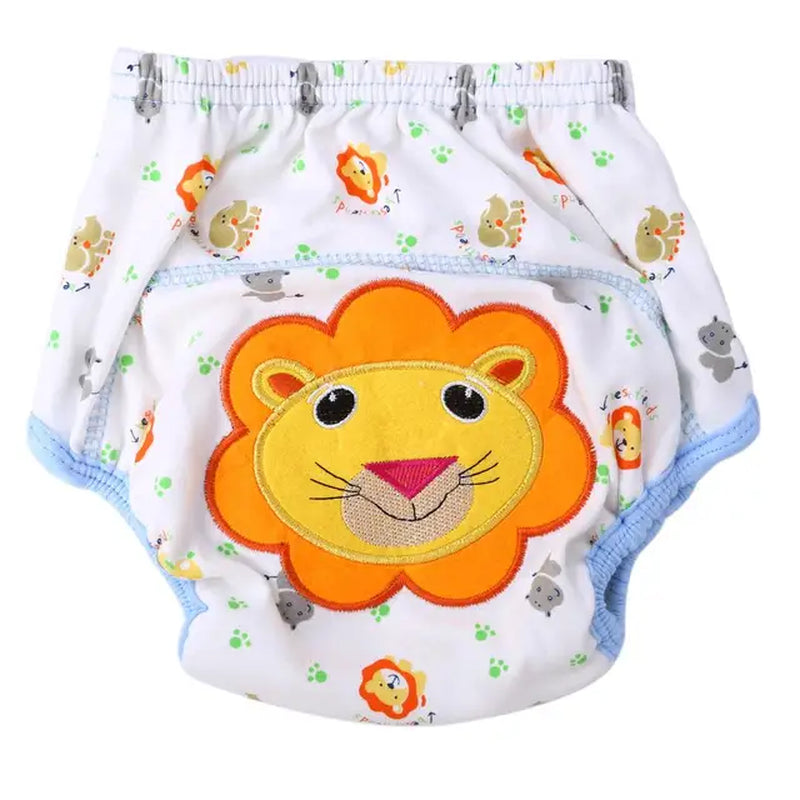 Cartoon Baby Washable Diaper Waterproof Pants Diaper Cover Underwear Reusable Diaper Baby Training Panties Baby Underwear