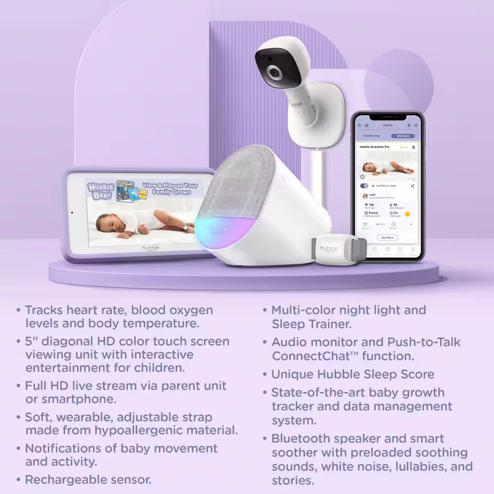 Guardian Pro Smart Wi-Fi Enabled Baby Movement Monitor