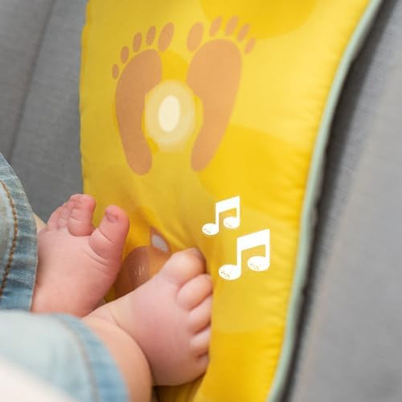 Musical Car Seat Toys for 0-12 Month Old Babies - Activity Center with Sensory Soft Hanging Toys and Mirror - Carseat Gift for Infants