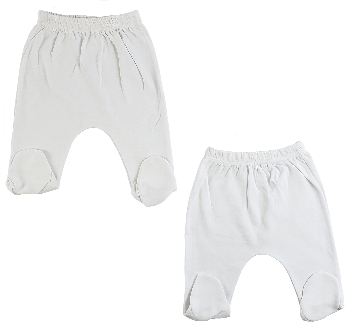 White Closed Toe Pants - 2 Pack CS_0537