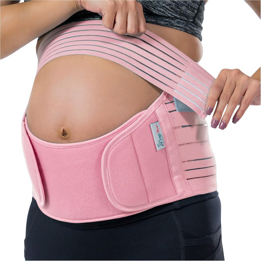 Belly Bands for Pregnant Women, Pregnancy Belly Support Band, Belly Band for Back Support. Pregnancy Must Haves, Belly Support for Pregnancy. Baby Pink Color/Size XL