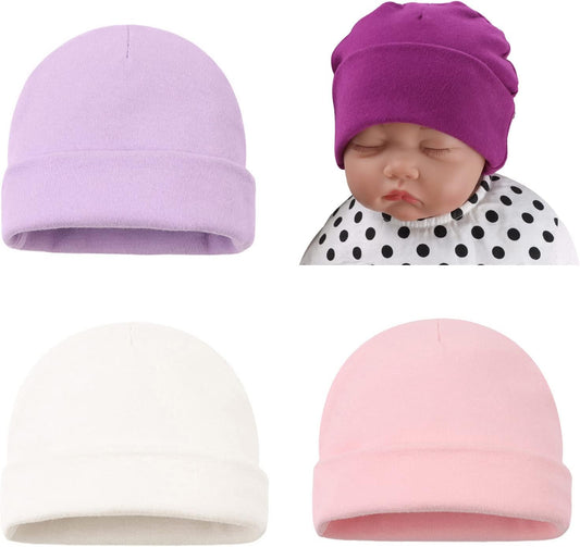 Cotton Baby Girl Hat Preemie Boys Beanie Newborn Hospital Hats Winter Infant Hats for Girls