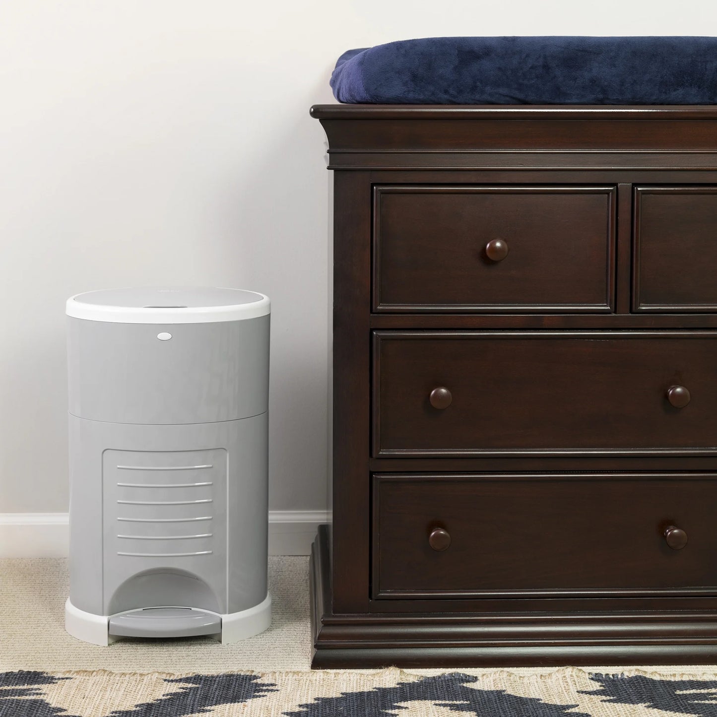 plus Hands-Free Diaper Pail | Gray