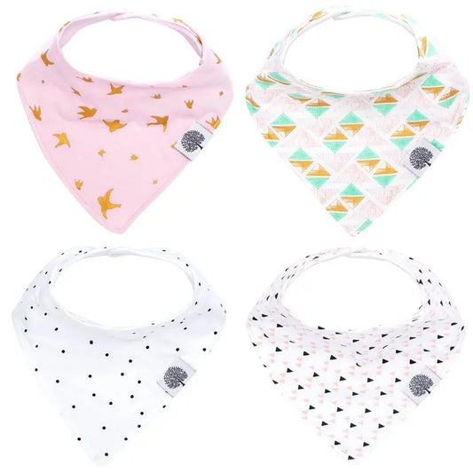 Blush Bandana Bib Set