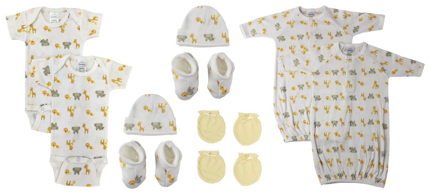 Unisex Newborn Baby 10 Pc Layette Sets NC_0697