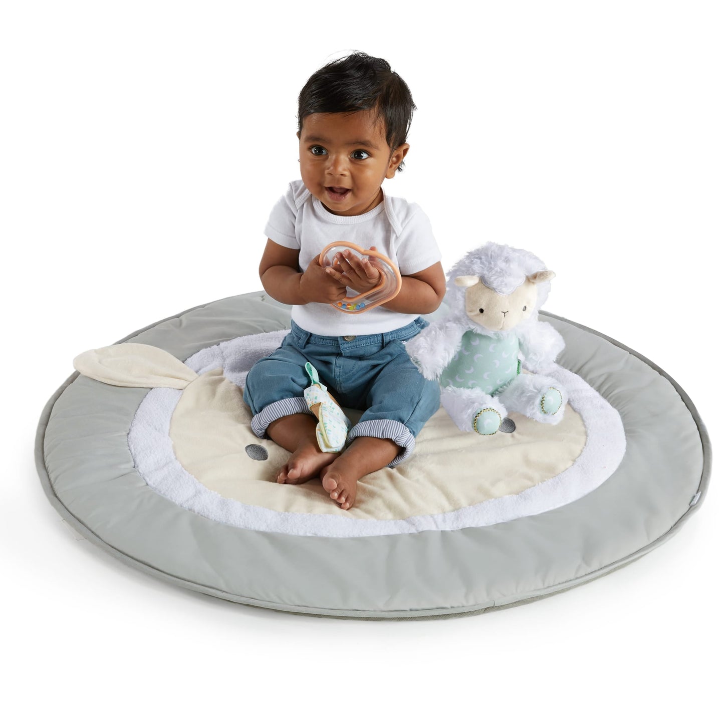 Sheppy’S Spot Ultra Plush Baby Activity Gym & Tummy Time Mat, Newborn and up - Corrie