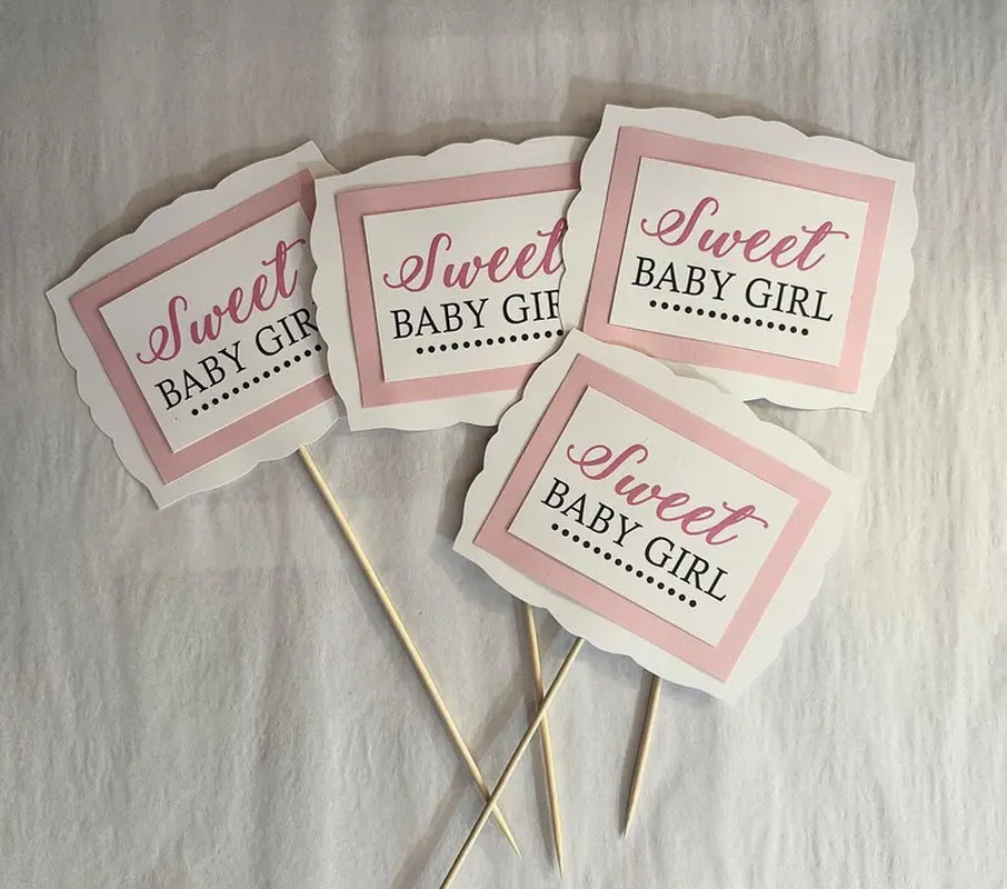 Baby Girl Baby Shower Decorations, Baby Shower Table Decor, Baby Shower Centerpieces