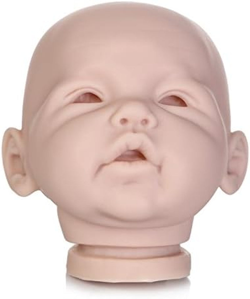 Blank Reborn Doll Kits 20 Inch Unpaited Reborn Toddler Doll Kit 3/4 Limbs, Realistic DIY Doll